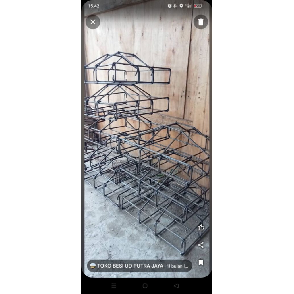 cakar ayam 50x50 besi 10 mm ulir