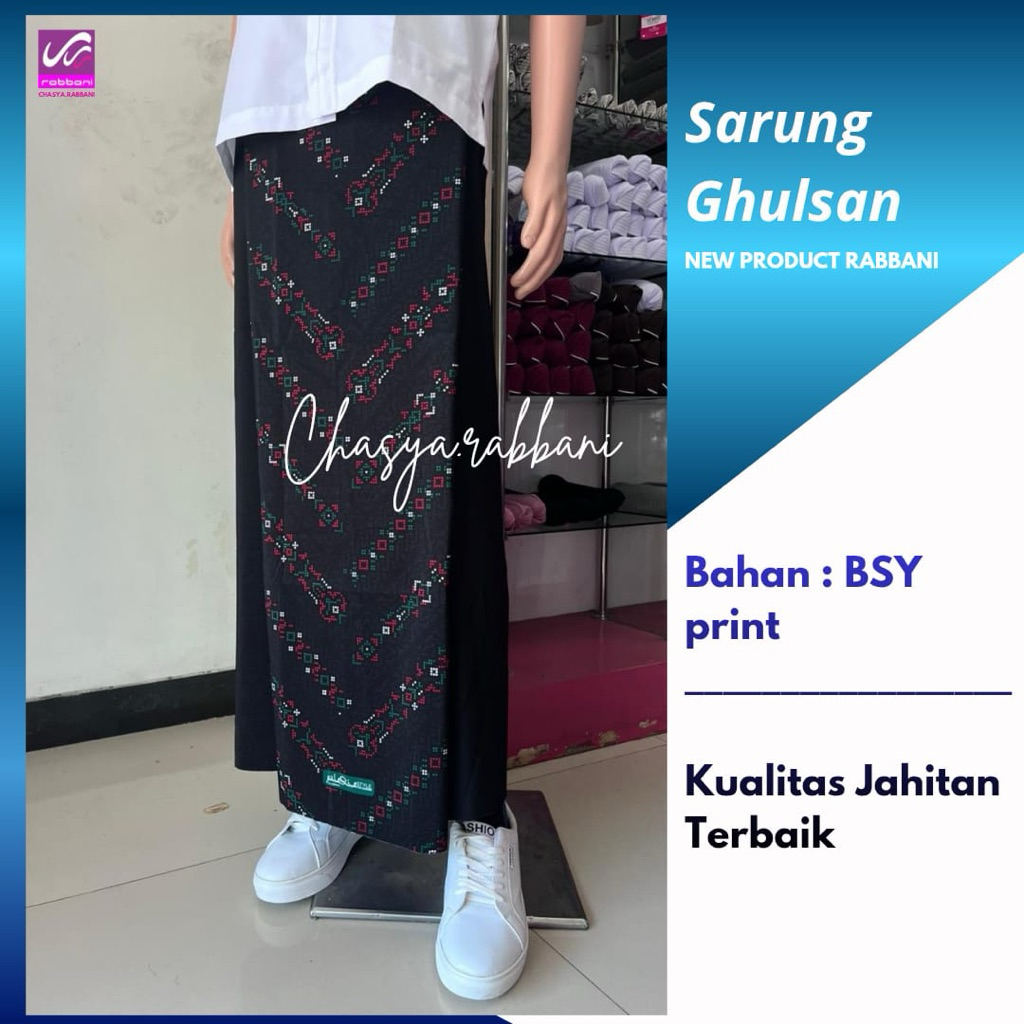 RABBANI - SARUNG RABBANI PUTIH GHULSAN