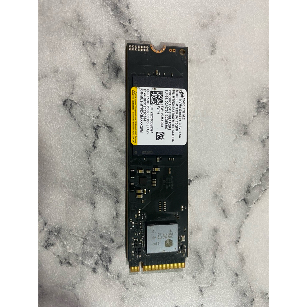 SSD MICRON M.2 NVME GEN 4 1TB copotan 99%
