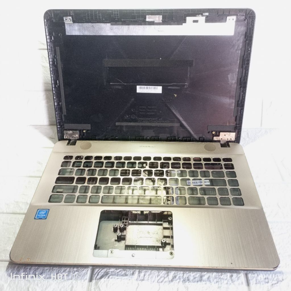 Casing body kesing case asus x441m series asus x441 x441ma x441mar x441b x441n x441s x441u ori non m