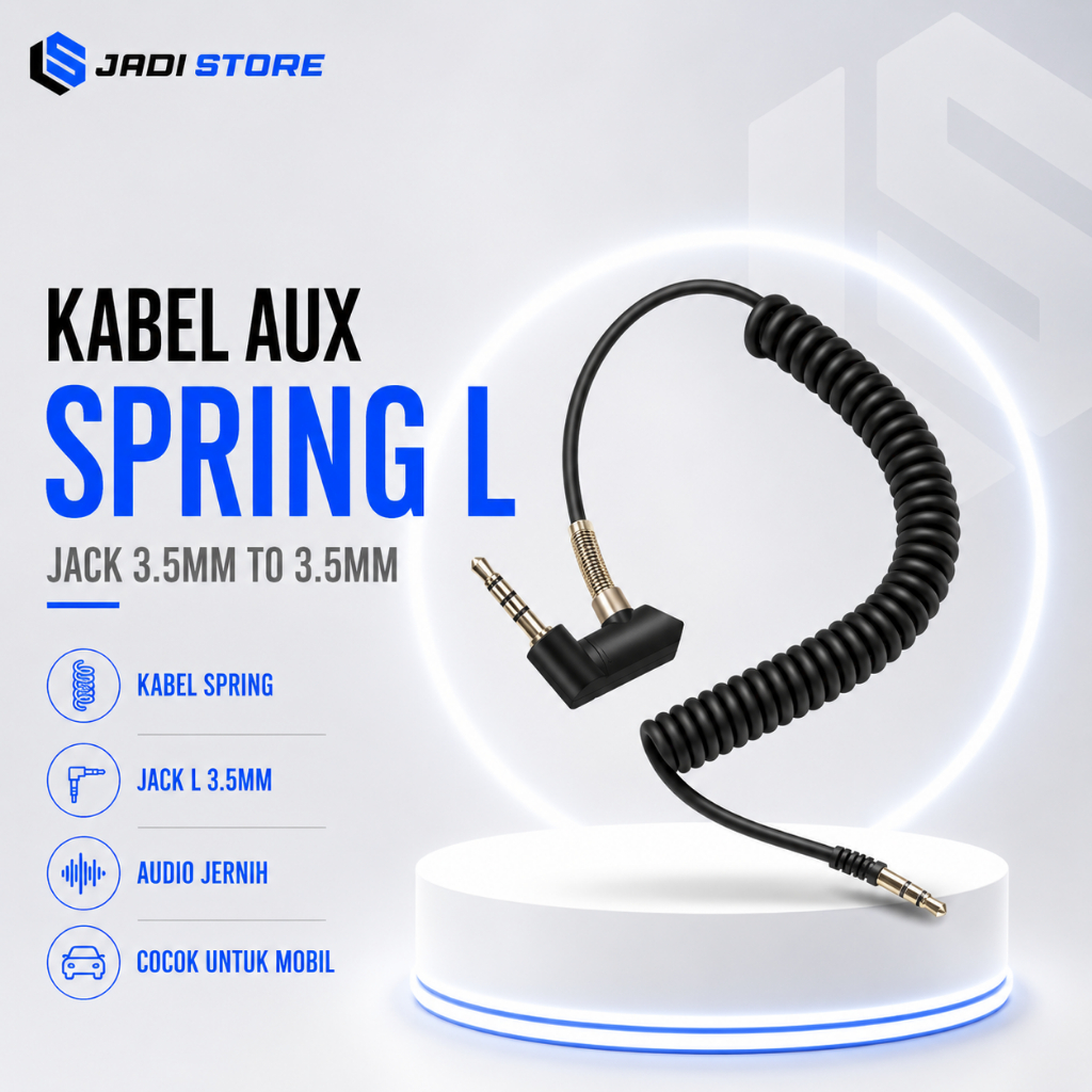 Kabel Aux L Kabel Aux Spring Mobil Kabel Aux Gulung Kabel Aux Spiral Kabel Aux 3.5 Kabel Aux Audio K