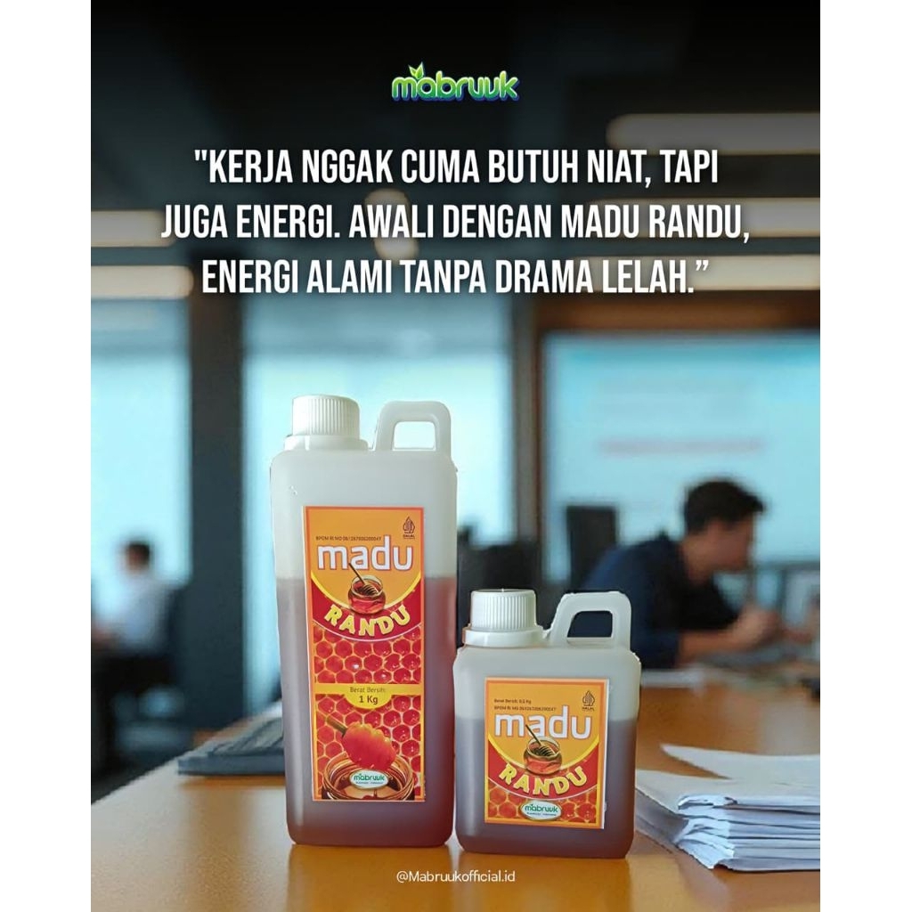 Madu Randu 1kg Mabruuk