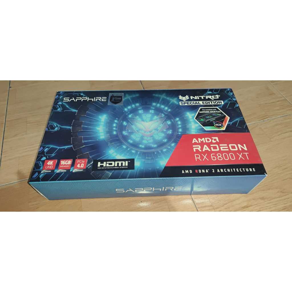AMD Radeon Sapphire Nitro RX 6800 XT 16GB GDDR6
