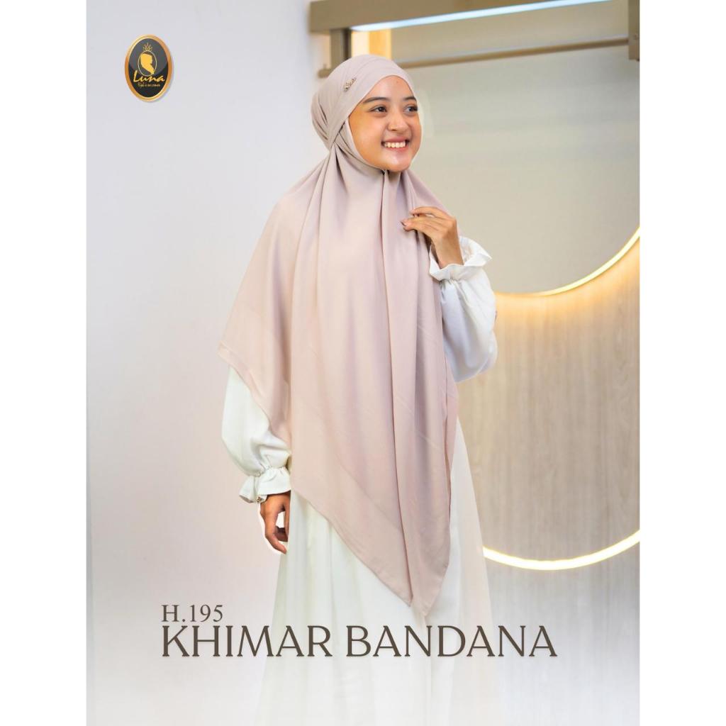 Hijab Premium KHIMAR BANDANA 1 by Luna Hijab Indonesia