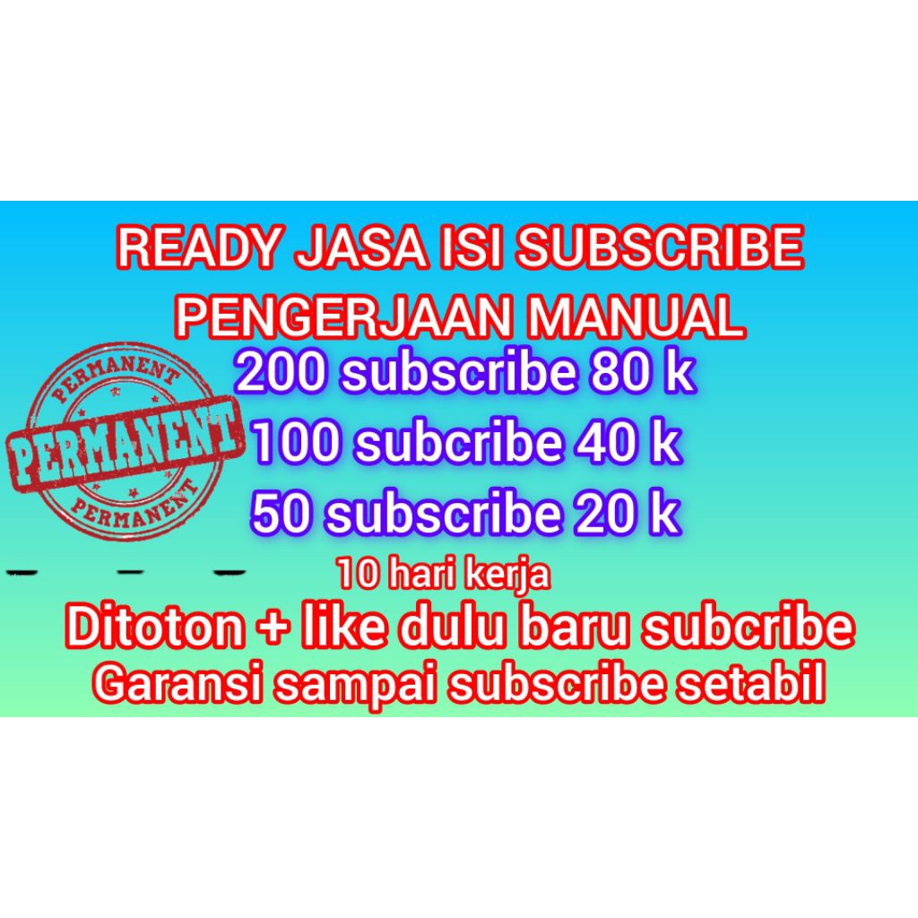 JASA SUBSCRIBE