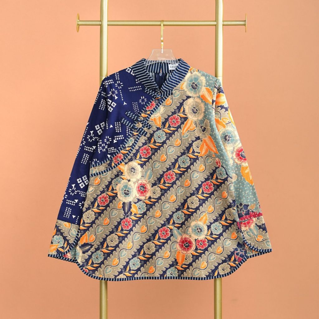 Batik Wanita NICOLE Navy