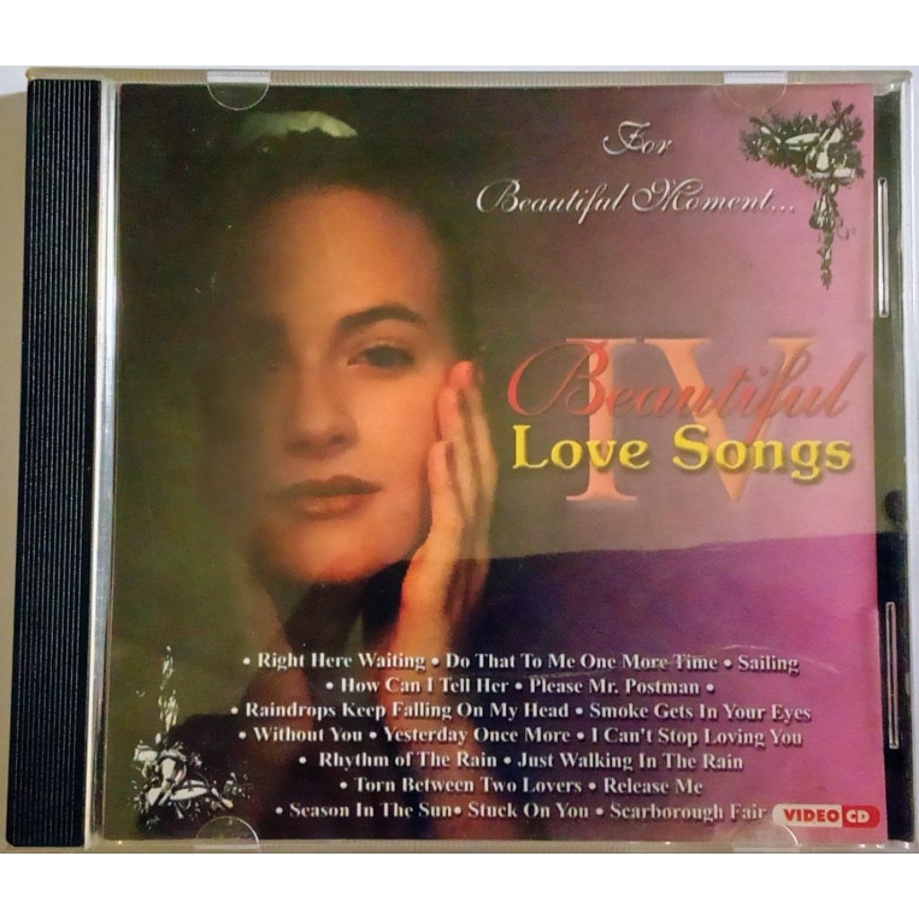 VCD Karaoke 'Beautiful Love Songs'.