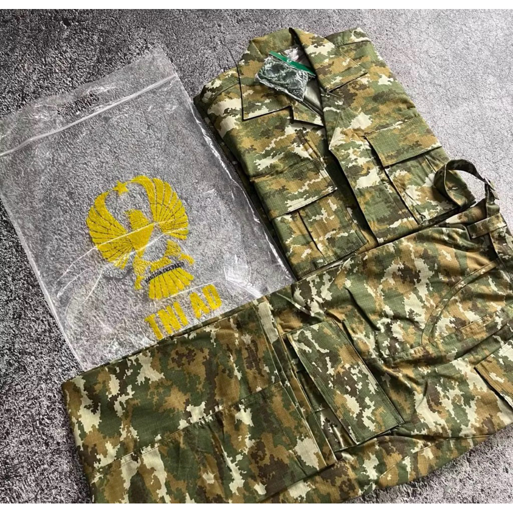 Baju PDL PRIMA Sage Green JATAH KEMHAN TI KOSTRAD Pria Pembagian Pt. GAJAH MP 2025 – Seragam Militer