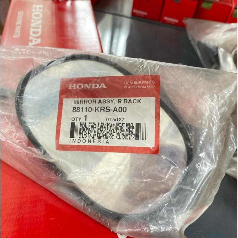 88110KRSA00 Kaca Spion Kanan Mirror Assy R Back Honda Supra Fit Lama Astrea Grand, Kirana, Legenda, 