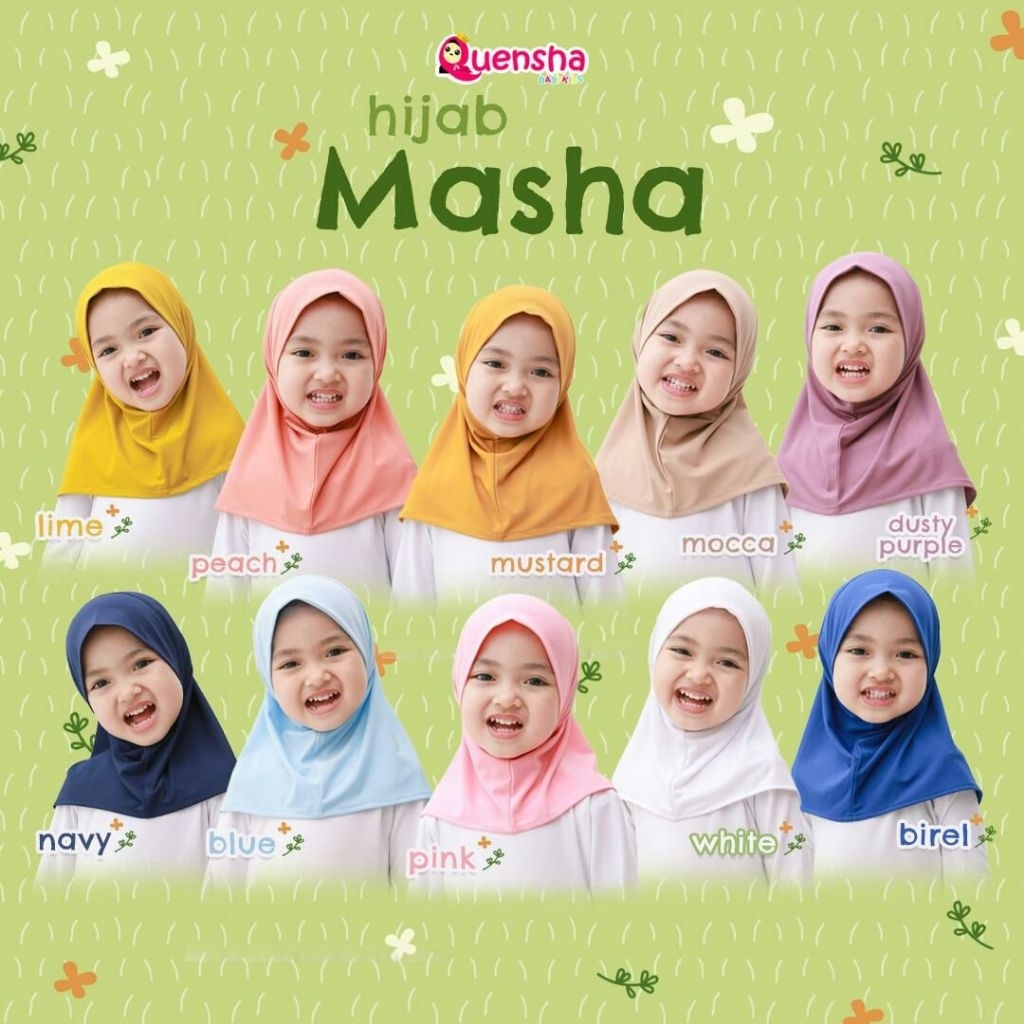 (READYSTOCK) MASHA HIJAB by QUENSHA // Hijab Anak Lucu