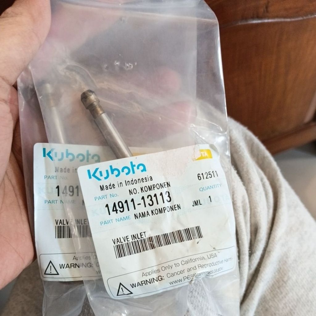 Klep Kubota RD 85 IN Ori