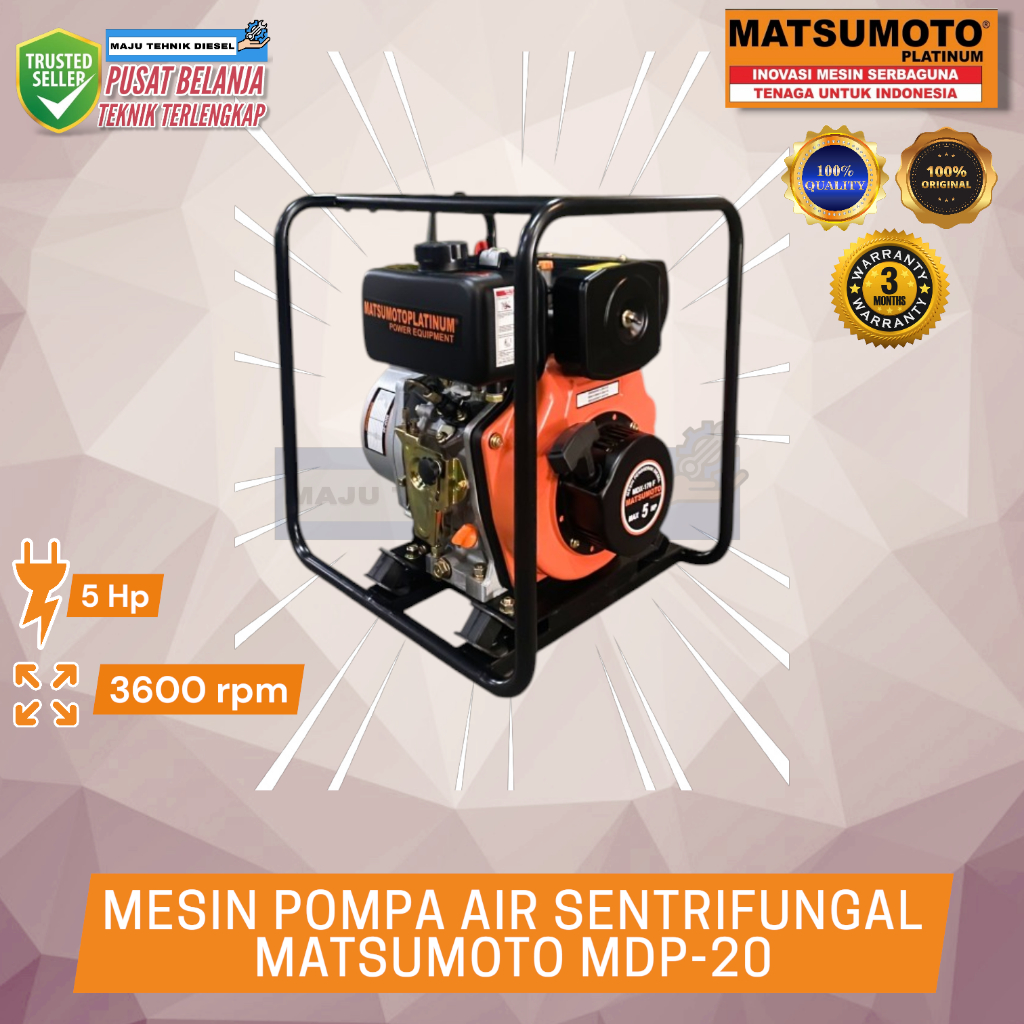 Mesin Pompa Air Sentrifungal Matsumoto MDP-20