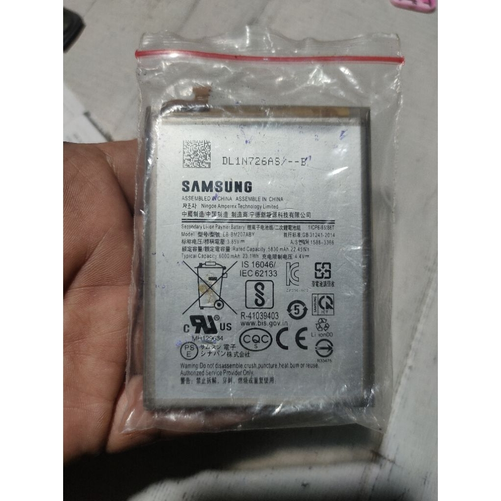 baterai Samsung m21 battery Samsung Galaxy m21 second ori asli