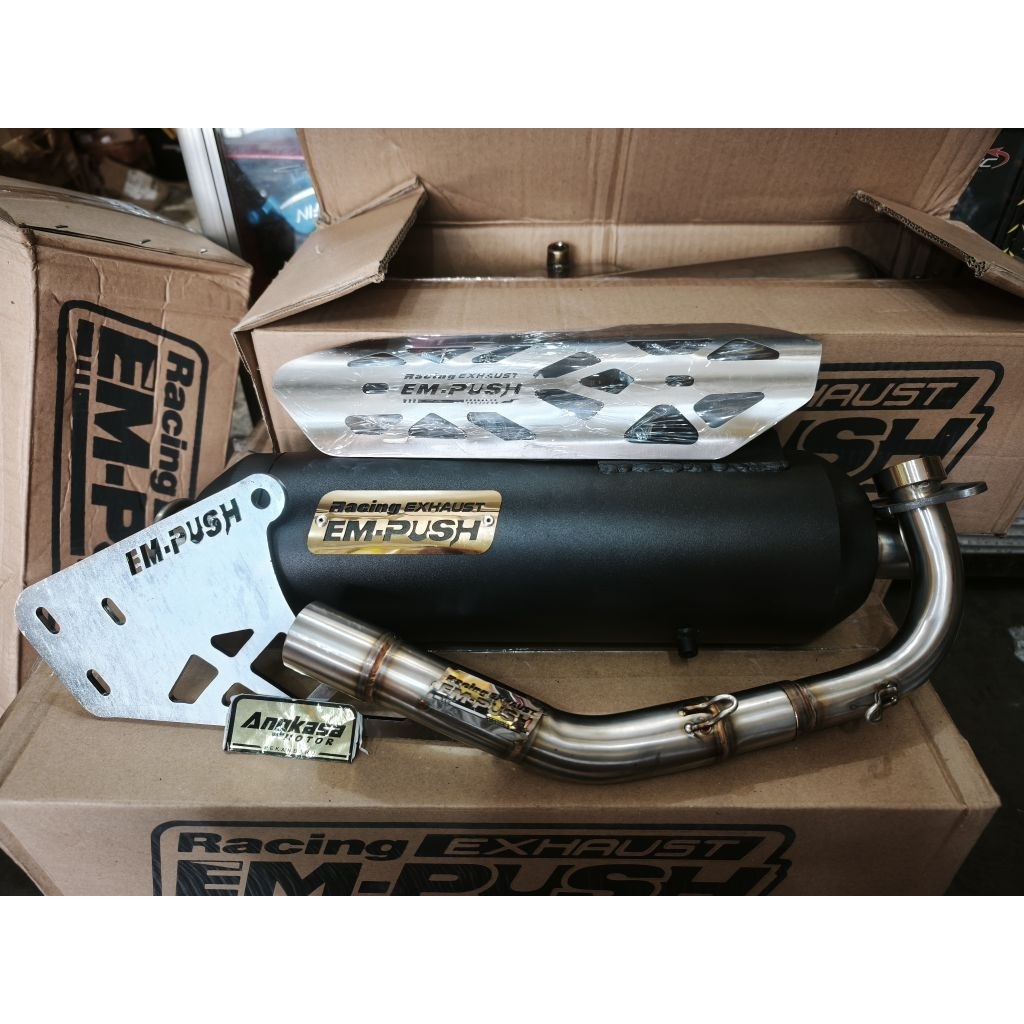 knalpot standard racing empush genio scoopy 2021 beat deluxe dll