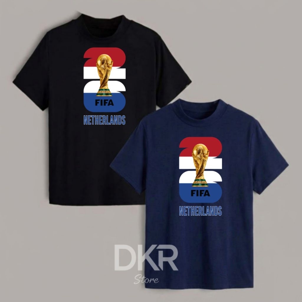 Kaos BELANDA Piala Dunia 2026 Baju Timnas BELANDA Piala Dunia 2026 Kaos Tshirt Piala Dunia 2026