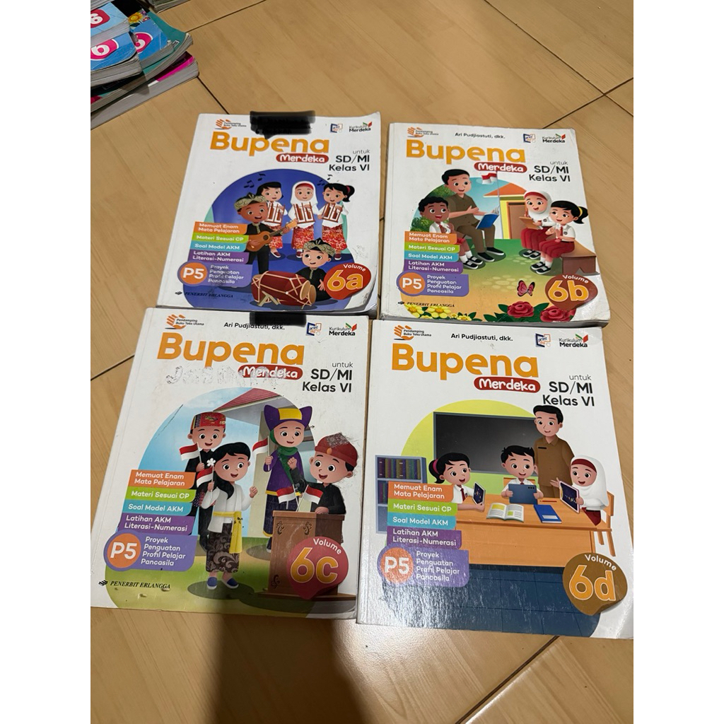 Buku Bupena Kelas 6 ori bekas