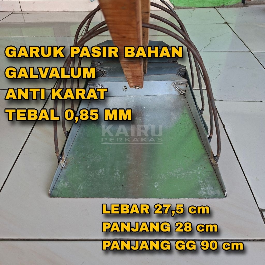 Garuk Pasir Bahan Galvalum Tebal Anti Karat