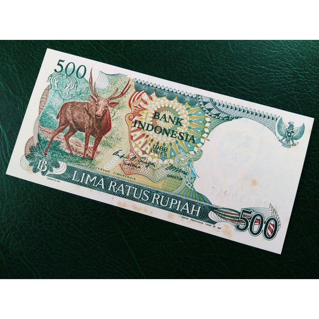 500 Rupiah Cervus Timorensis 1988 Gress