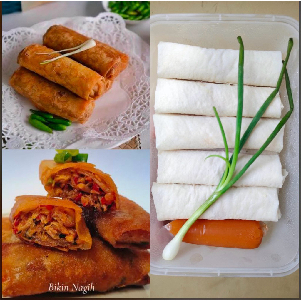 lumpia ayam pedas isi 10/ lumpia ayam/lumpia