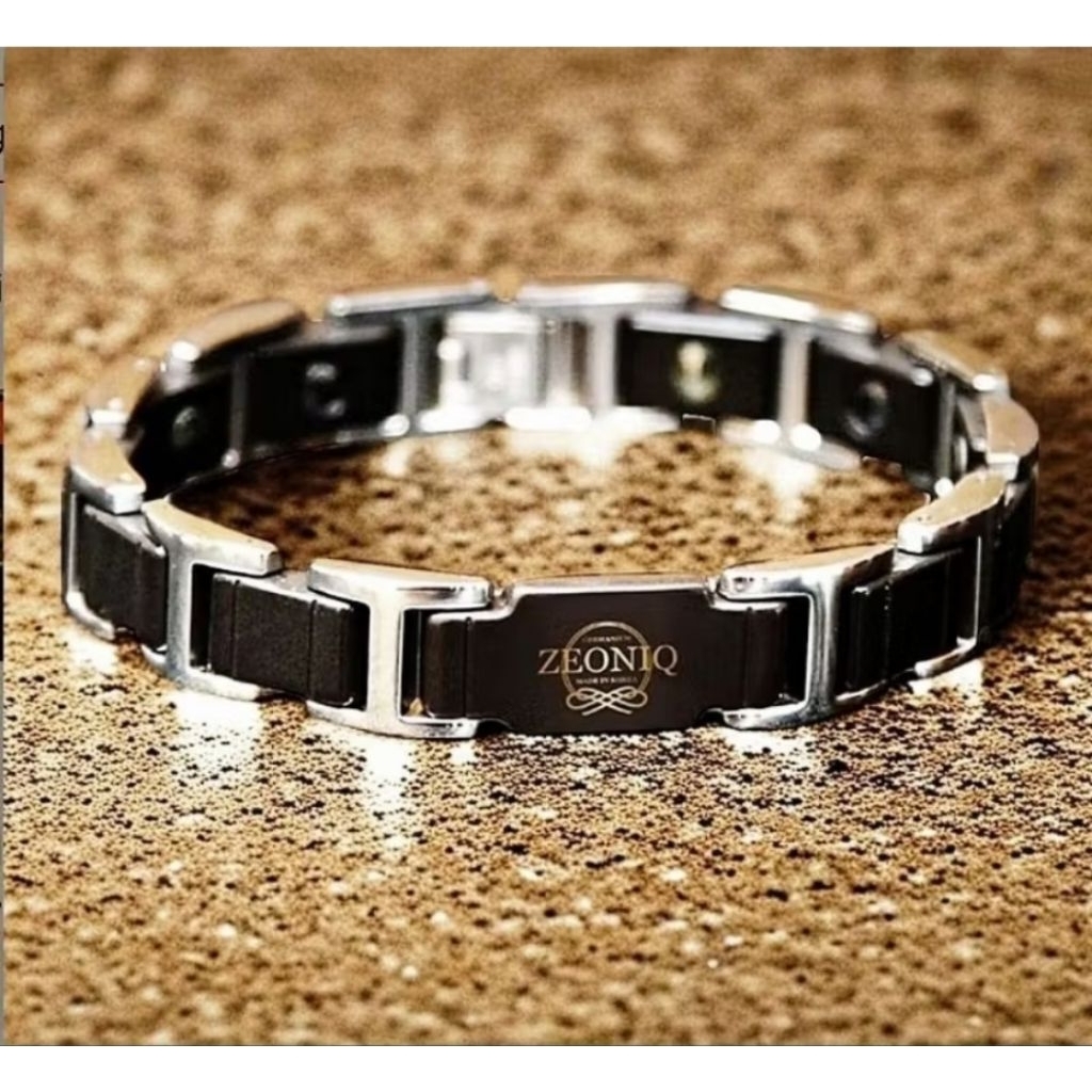 Gelang Kesehatan Zeoniq Germanium Asli Korea - Batu Gwisamunsok Gelang Terapi Kesehatan