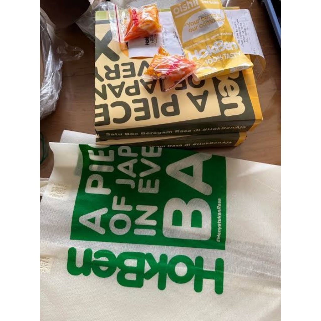 goodie bag tas hokben baru murah