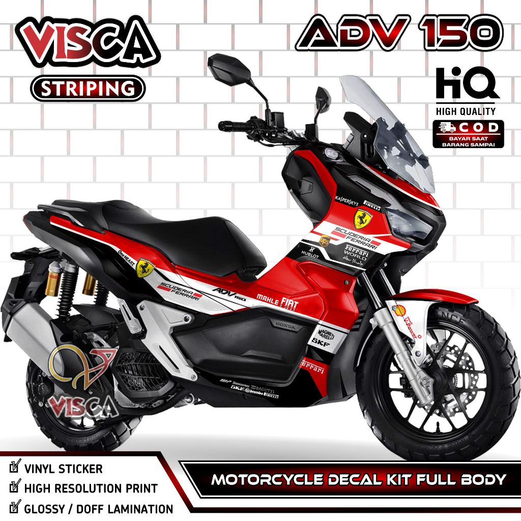 Decal ADV 150 Full Body - Stiker ADV 150 Full Body - Dekal ADV 150 Full Body - Striping ADV 150 Vari