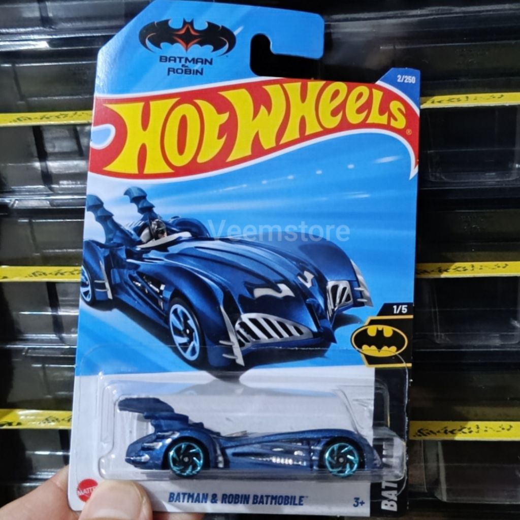 Hotwheels Batman and Robin Batmobile [Original Mattel] SNI