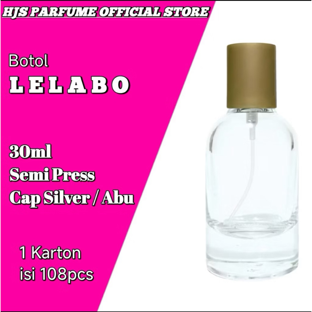 BOTOL PARFUM LELABO 30ML SEMIPRESS - BOTOL LELABO KOSONG - BOTOL LELABO 30ML