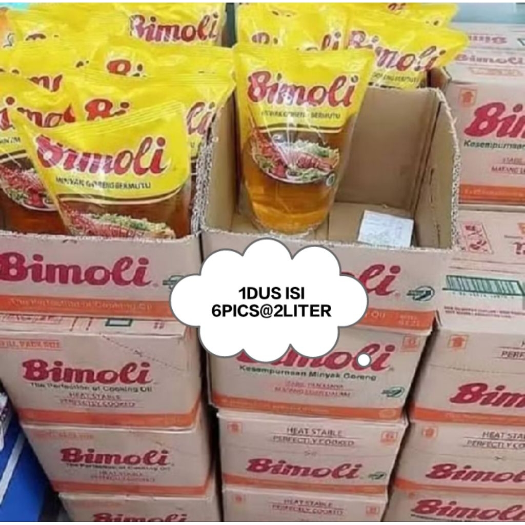 Minyak Bimoli 1Dus Isi 6Pics @ 2Liter