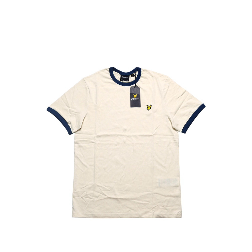 Lyle and Scott Ringer T-Shirt drop cloth sargasso