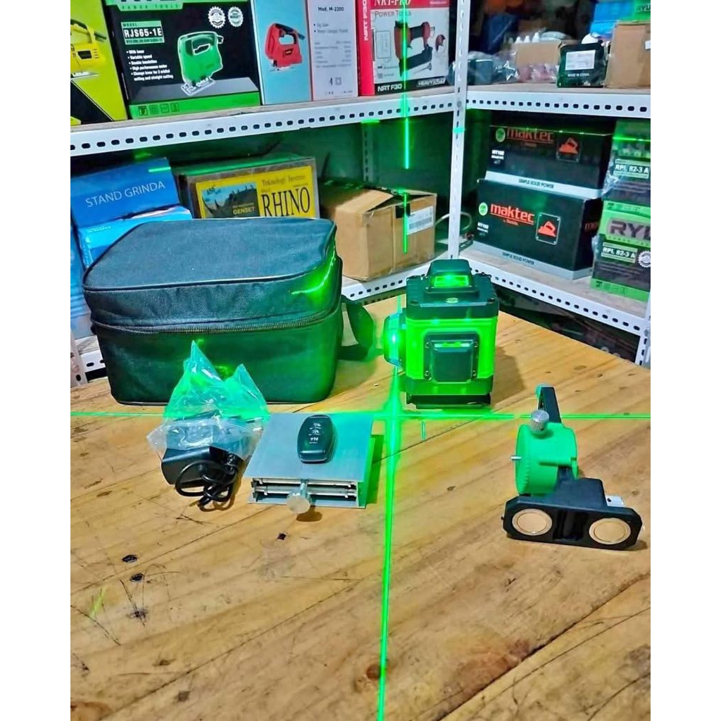 WATERPASS LASER 16 LINE GREEN+ REMOTE CONTROL