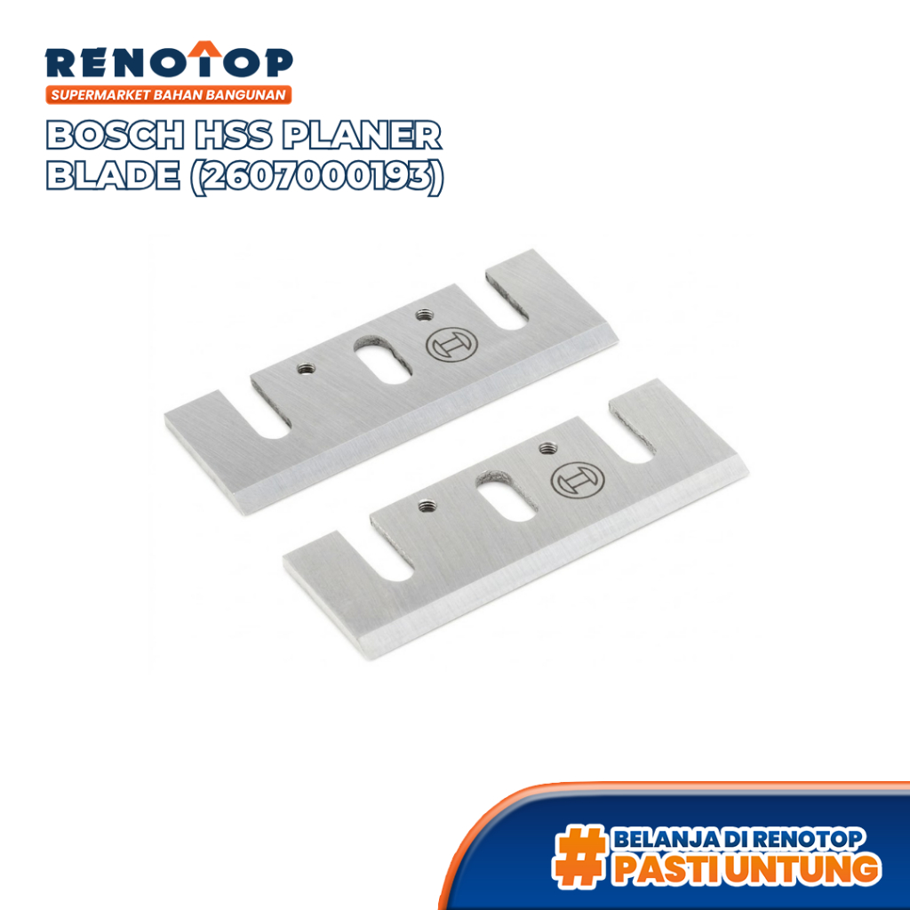 Renotop Bosch HSS Planer Blade Mata Pisau Ketam Serut Set
