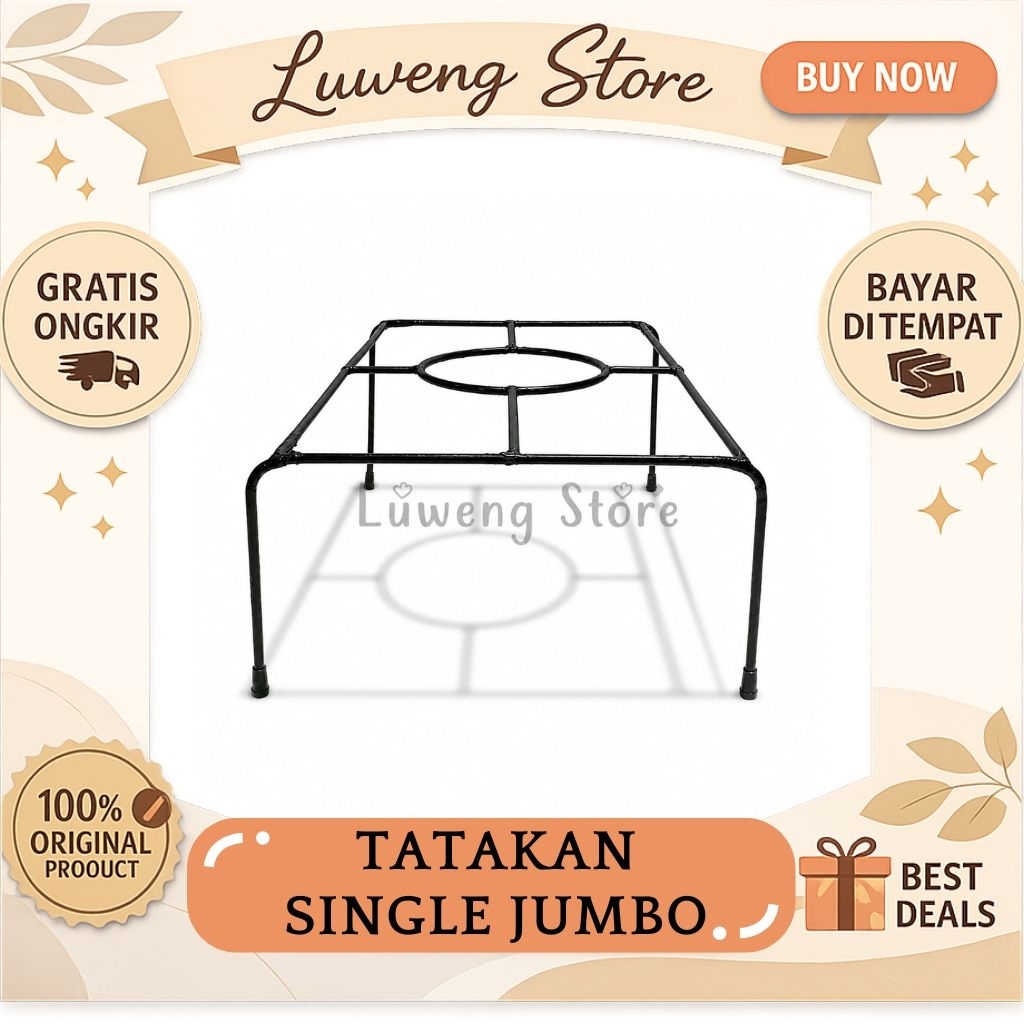 Behel Kompor Gas Model Single Jumbo Tatakan Kompor Gas Single Model Jumbo