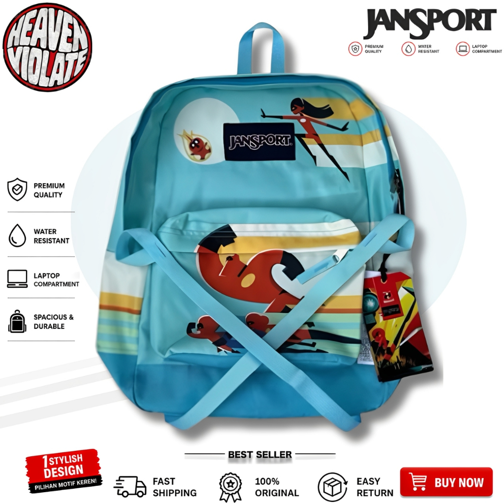 [100% ORIGINAL] TAS JANSPORT INCREDIBLE TOSCA IMPORT - TAS RANSEL JANSPORT - JANSPORT INCREDIBLES TO