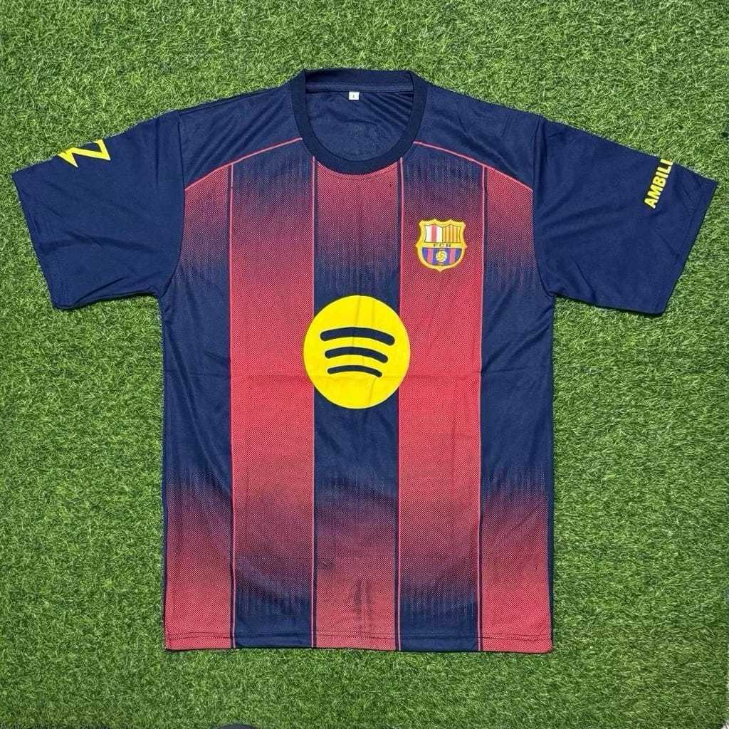 Jersey Bola Ladies Barca Home 2025/2026 Grade Ori New Polyester L Logo Bordir UCL TERBARU