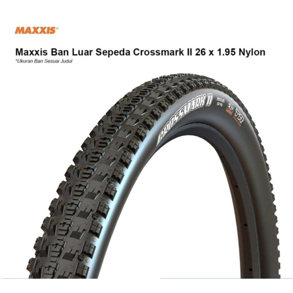 Ban Maxxis Crossmark II 26 inch x1.95 inch | Ban Sepeda Ban Maxxis Crossmark II 26 inch x 1.95 inch 