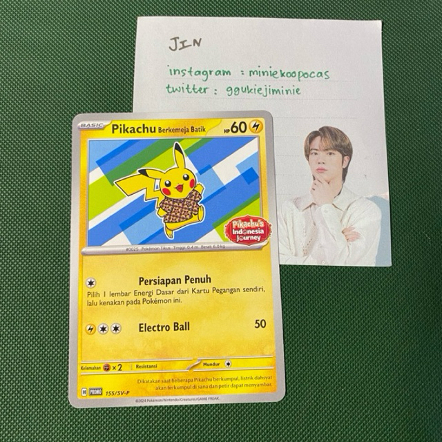 Pikachu Berkemeja Batik Staryu 155/SV-P Promo