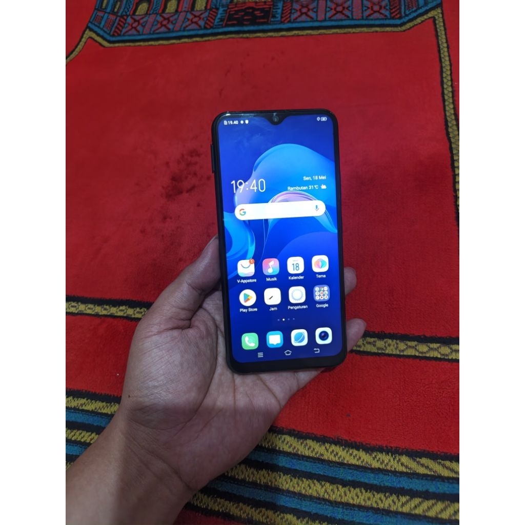 vivo y15 normal 64gb ram 4gb garansi resmi normal hp bekas murah