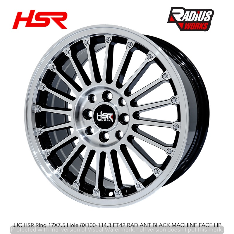 VELG HSR RING 17, COCOK UNTUK ROOCKY, RAIZE, JAZZ, AVANZA, LIVINA