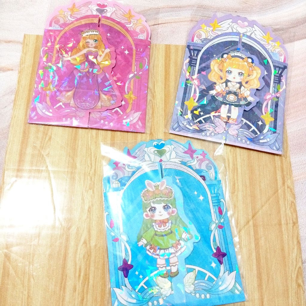 Mainan Ganti Baju Girl Dan Stiker Kuku Cantik/Mainan Anak Perempuan Orang Orangan Girl
