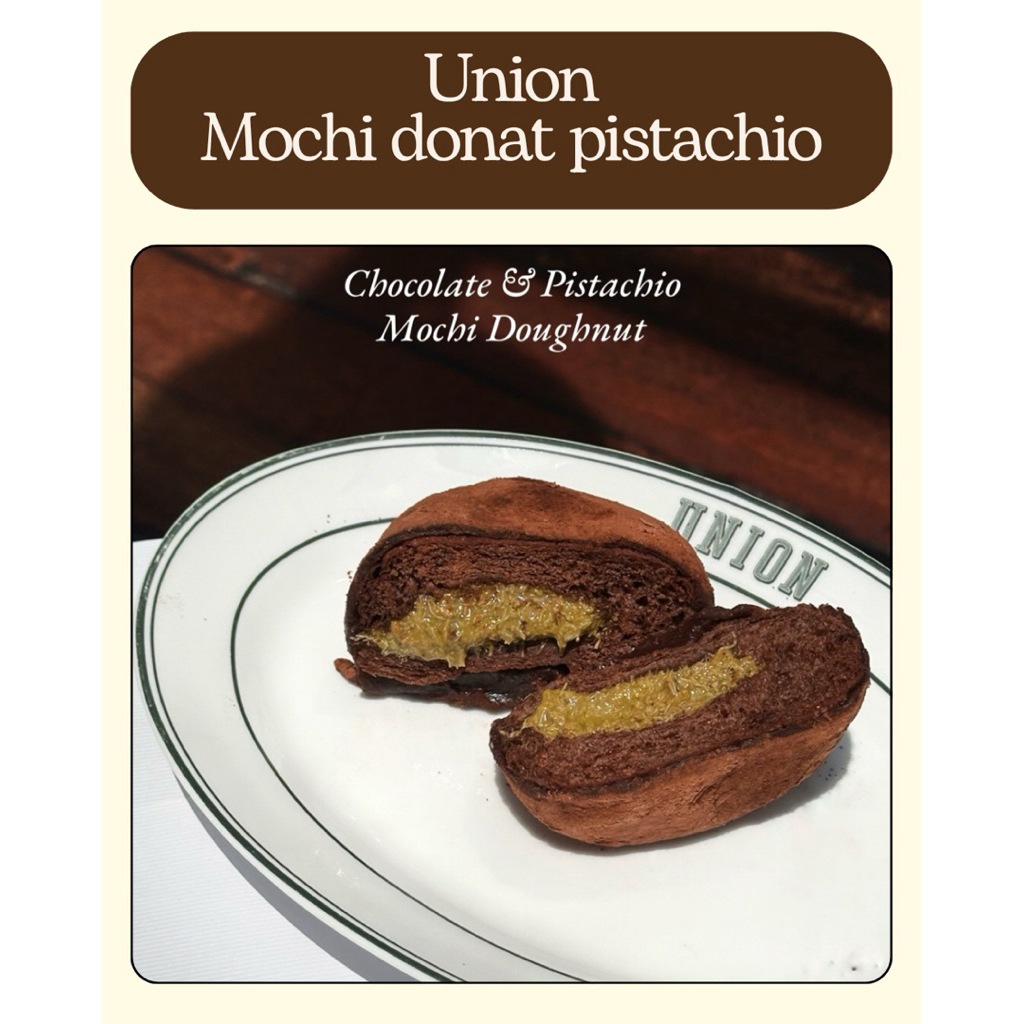 JASTIP UNION | MOCHI DONAT PISTACHIO