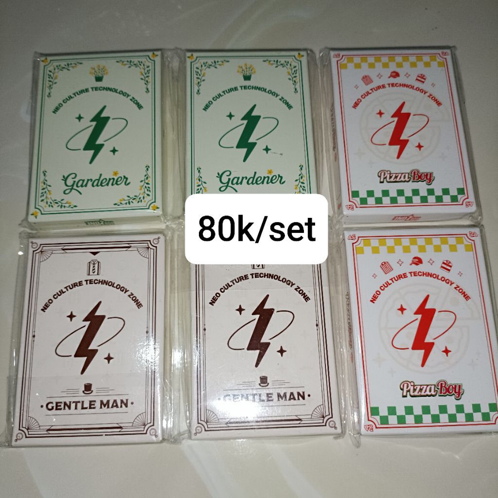 NCT ZONE SET KONSEP ONLY ALL MEMBER GARDENER GENTLEMAN PIZZA BOY