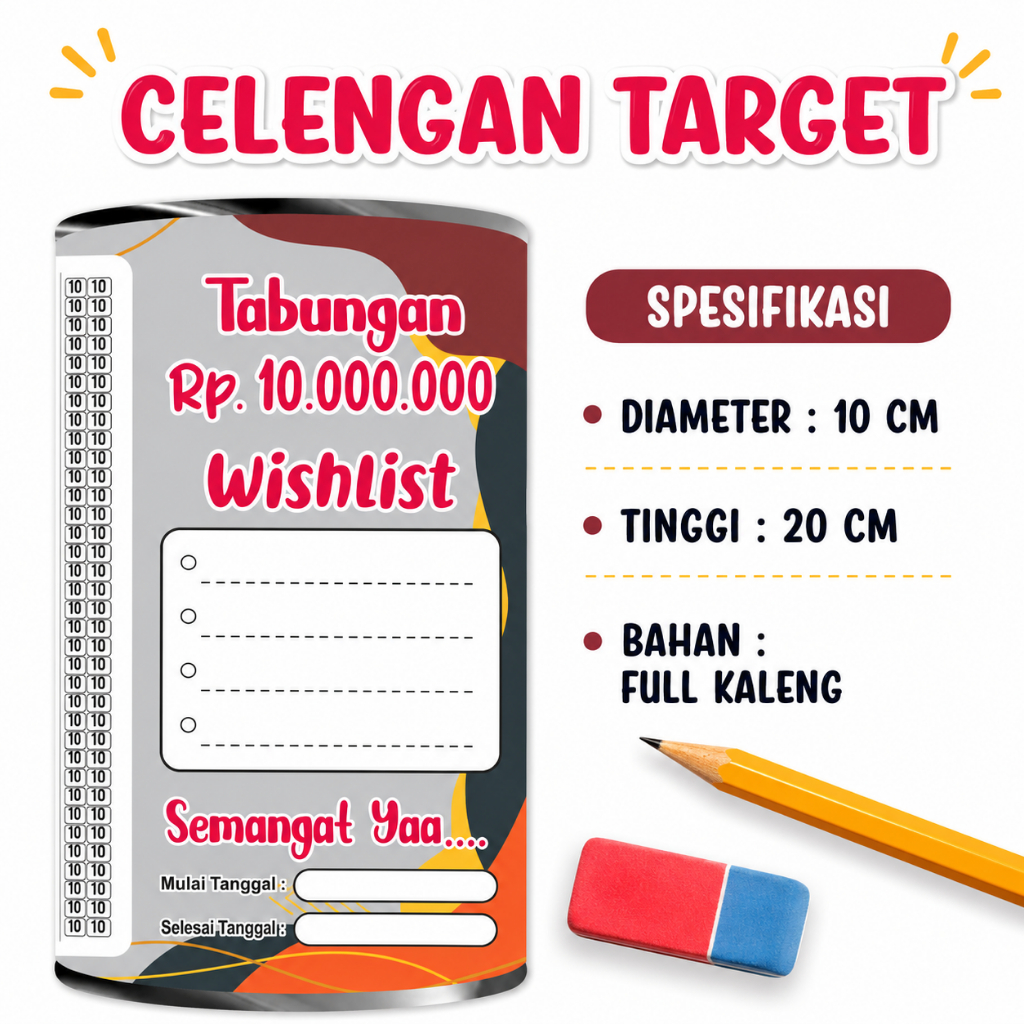 CELENGAN TARGET JUMBO VIRAL TIKTOK 10RIBU TARGET 10JUTA JUMBO 20X10