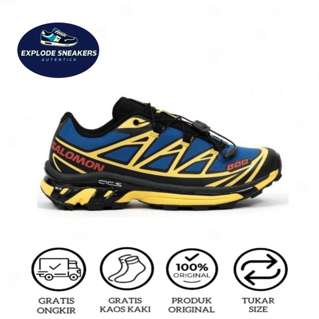 Salomon xt-6 Trail Nautical Blue Lemon