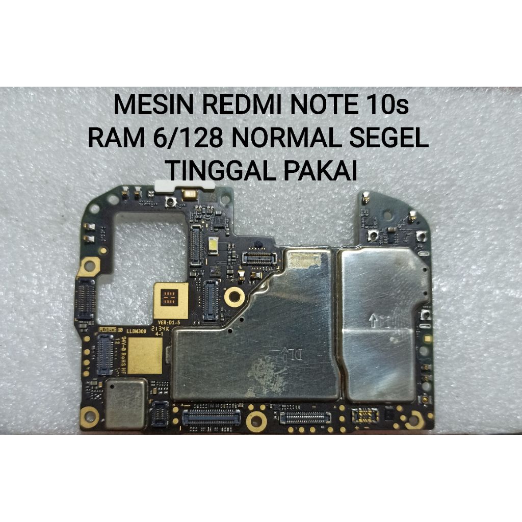 MESIN REDMI NOTE 10S RAM 6/128 NORMAL TINGGAL PAKAI BERGARANSI