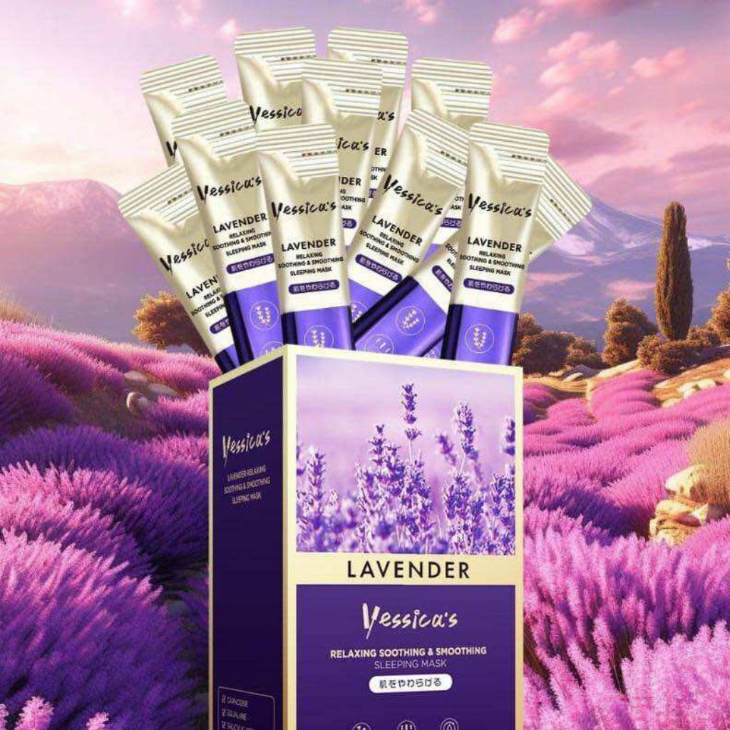 YESSICA'S LAVENDER SLEEPING MASK •