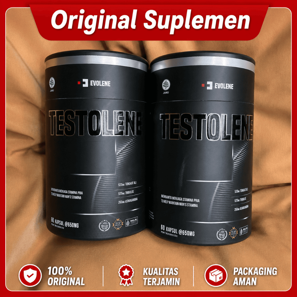 Evolene TESTOLENE EVOBOOST Evo Boost Testolene 60 kapsul 30kapsul Testosterone Testo Booster caps BP