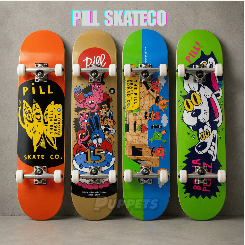 PILL skateboard complete set Tuck deck fullset original