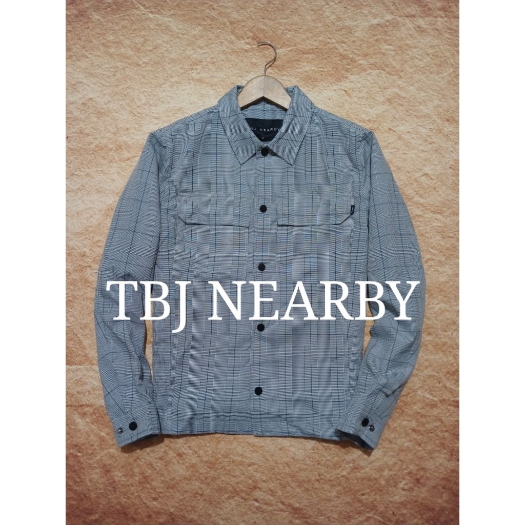 jaket TBJ NEARBY simple bekas pakai recomend