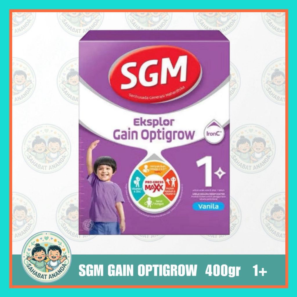 SGM GAIN OPTIGROW 400gr 1+ Sahabat Ananda